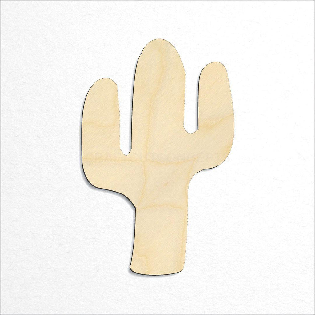 Wooden Cactus craft shape available in sizes of 2 inch and up
