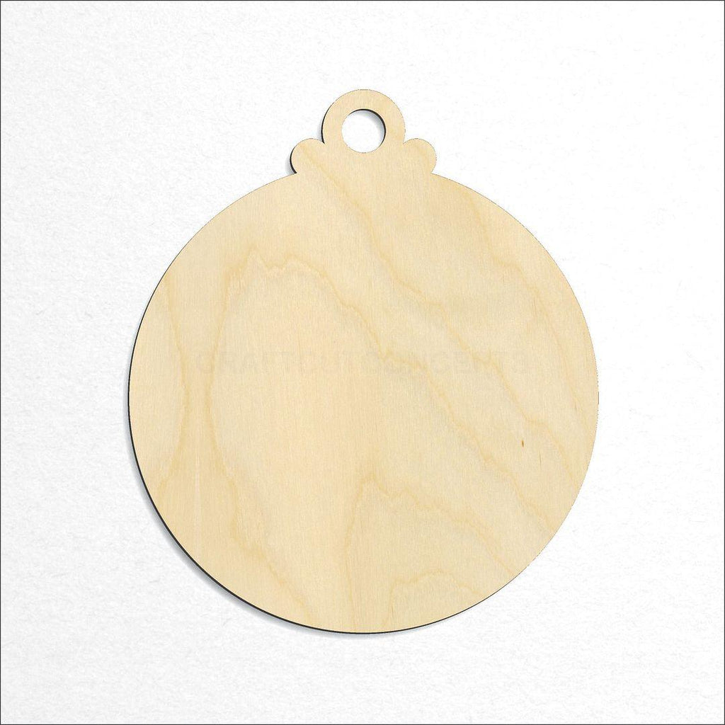 Wooden Christmas Ornament craft shape available in sizes of 1 inch and up