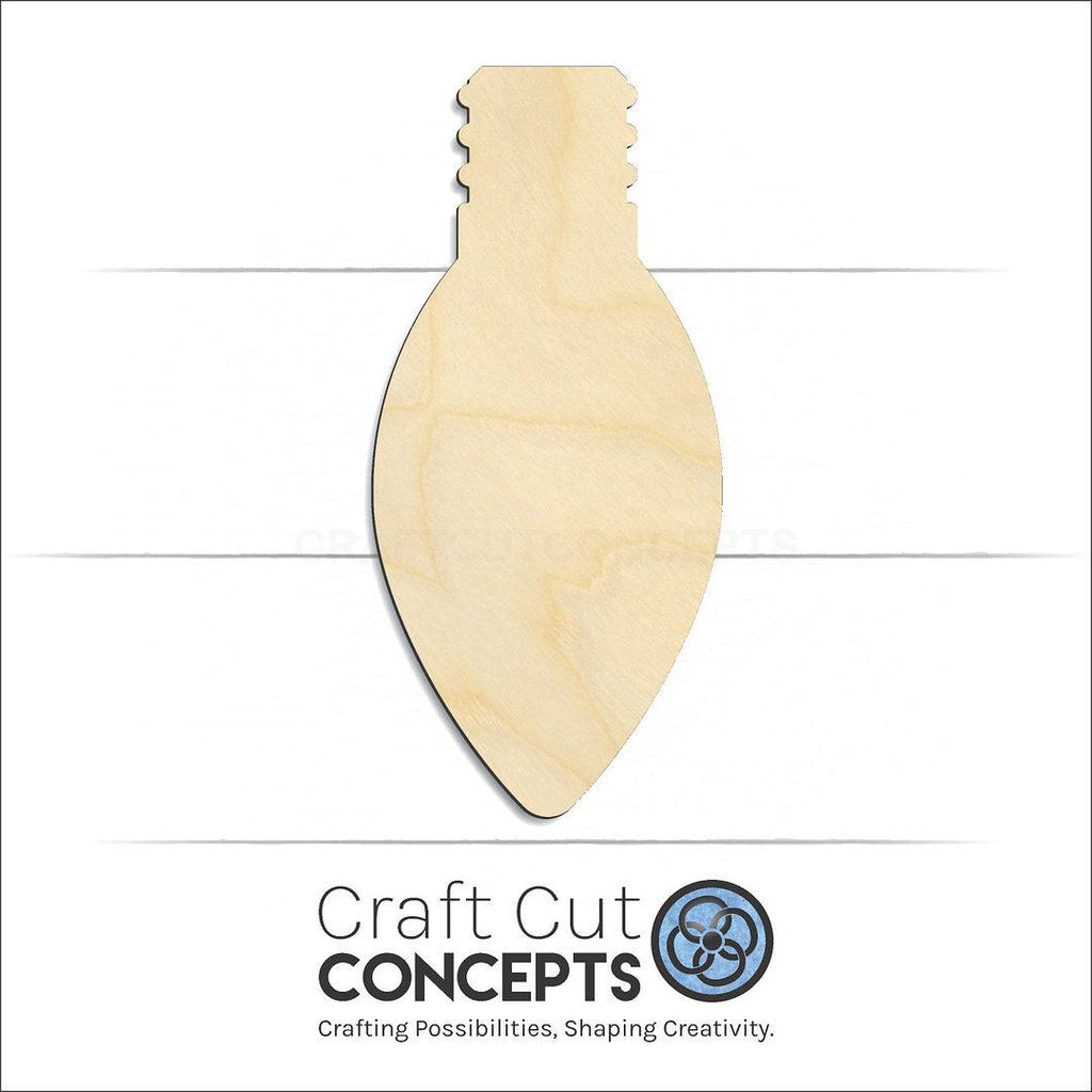 Craft Cut Concepts Logo under a wood Ornament craft shape and blank