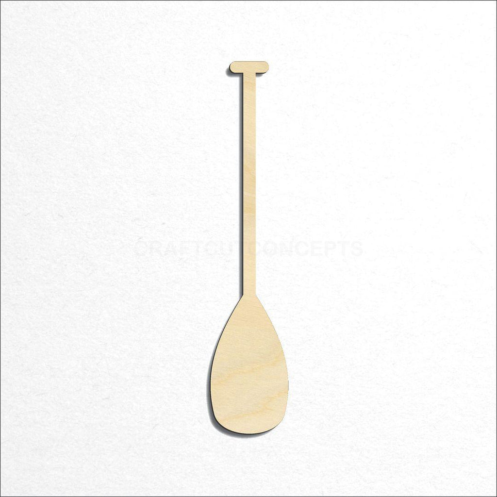 Wooden Hawaiian Canoe Oar craft shape available in sizes of 2 inch and up