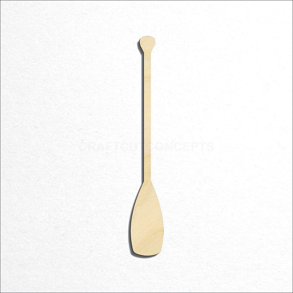 Wooden Canoe Oar craft shape available in sizes of 2 inch and up