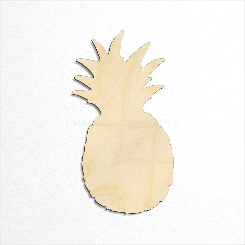 Wooden Pineapple craft shape available in sizes of 2 inch and up
