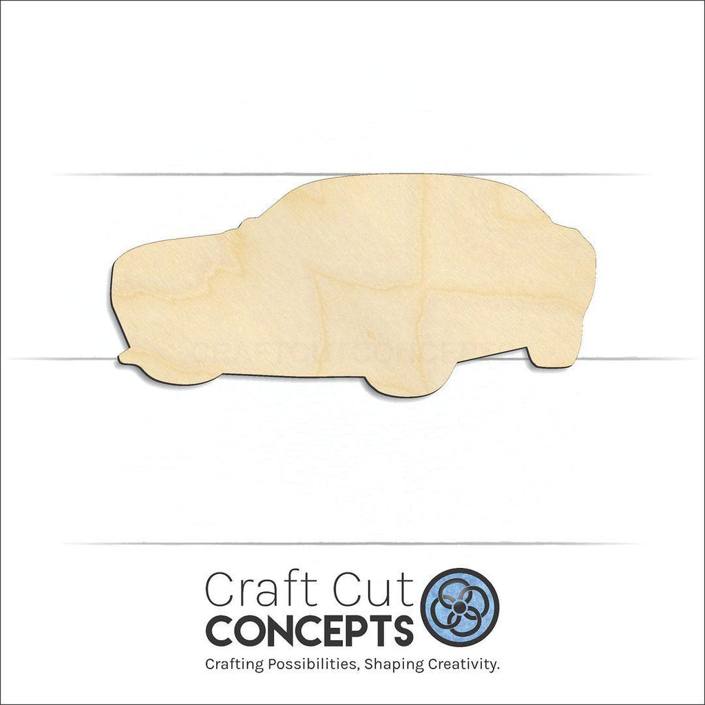 Craft Cut Concepts Logo under a wood Muscle Car craft shape and blank