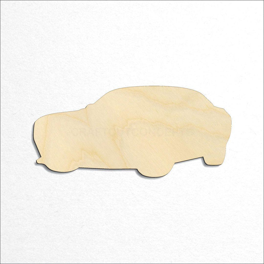 Wooden Muscle Car craft shape available in sizes of 2 inch and up