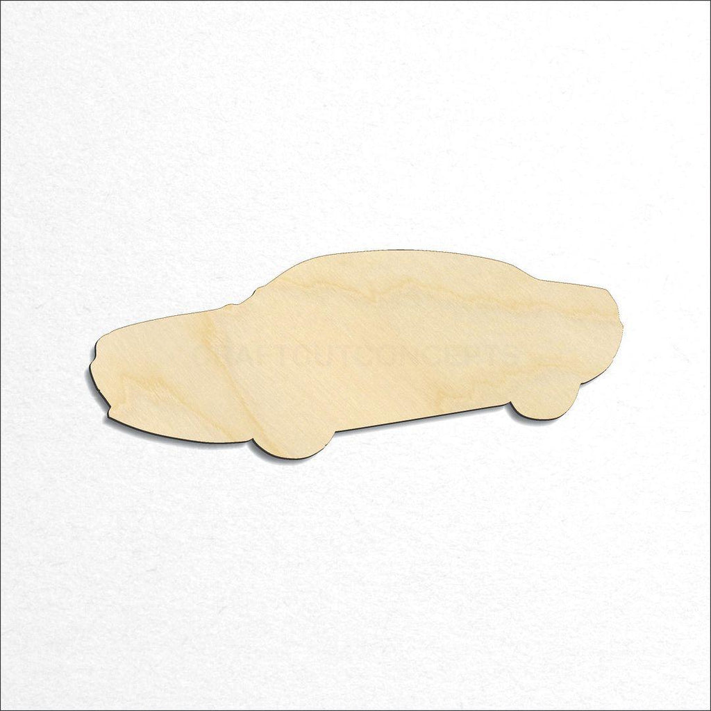 Wooden Muscle Car craft shape available in sizes of 2 inch and up