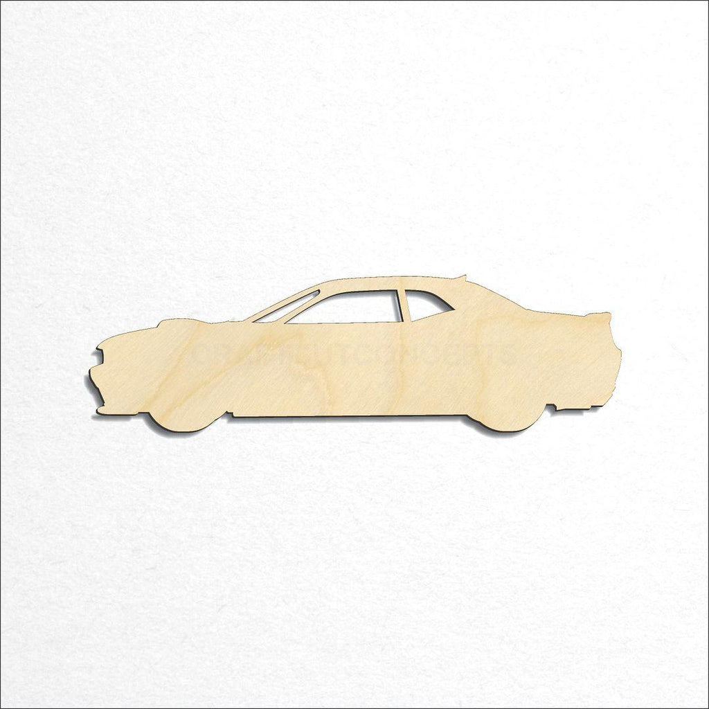 Wooden Muscle Car craft shape available in sizes of 3 inch and up