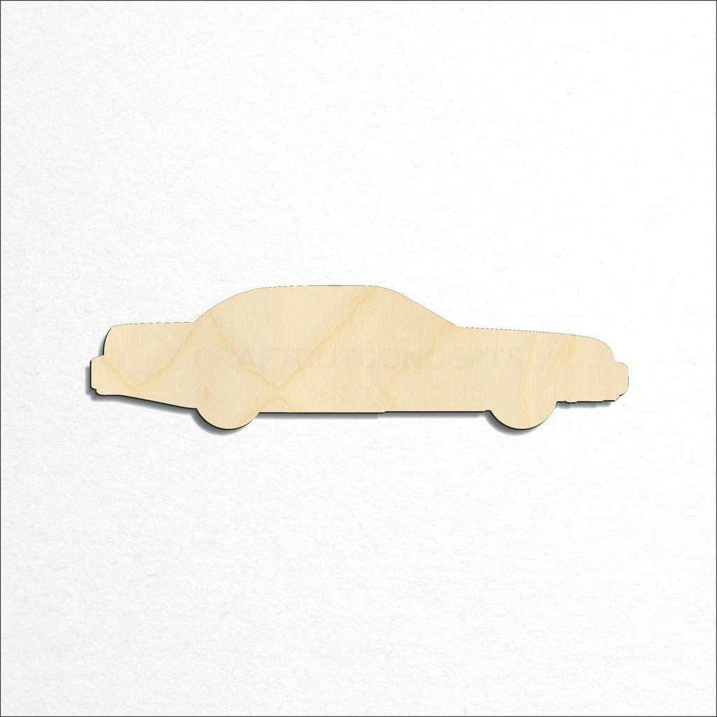 Wooden Sedan Car craft shape available in sizes of 3 inch and up