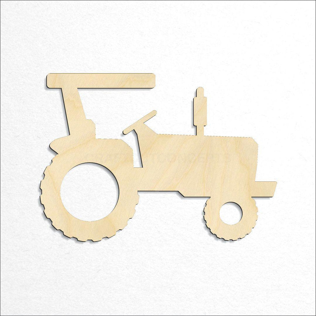 Wooden Tractor craft shape available in sizes of 2 inch and up