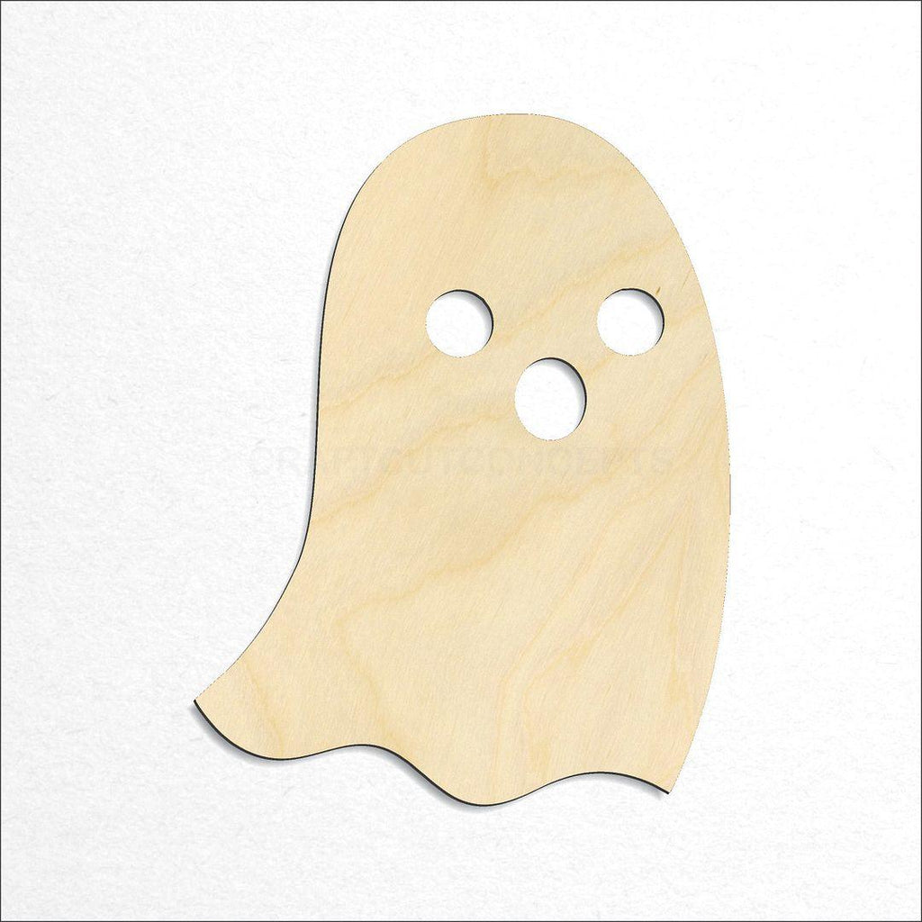 Wooden Ghost-2 craft shape available in sizes of 1 inch and up