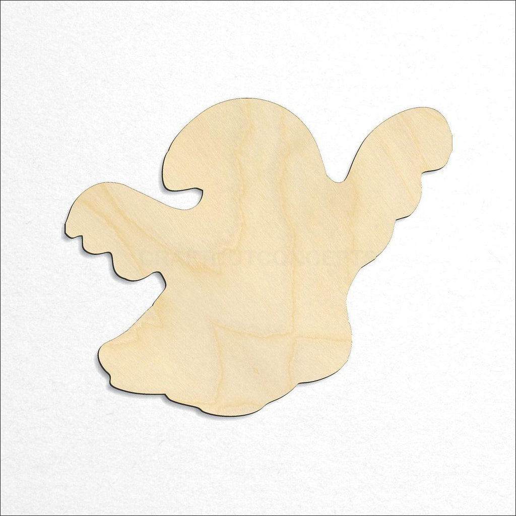 Wooden Ghost-3 craft shape available in sizes of 1 inch and up