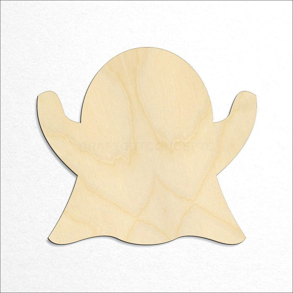 Wooden Ghost-5 craft shape available in sizes of 1 inch and up