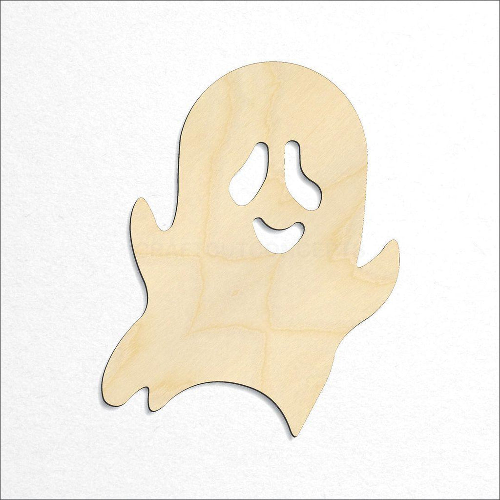 Wooden Ghost set craft shape available in sizes of 1 inch and up