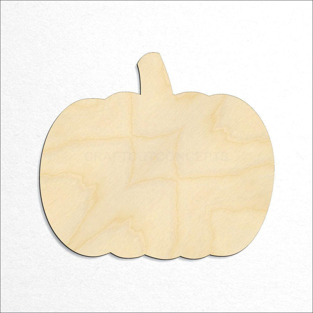 Wooden Pumpkin craft shape available in sizes of 1 inch and up