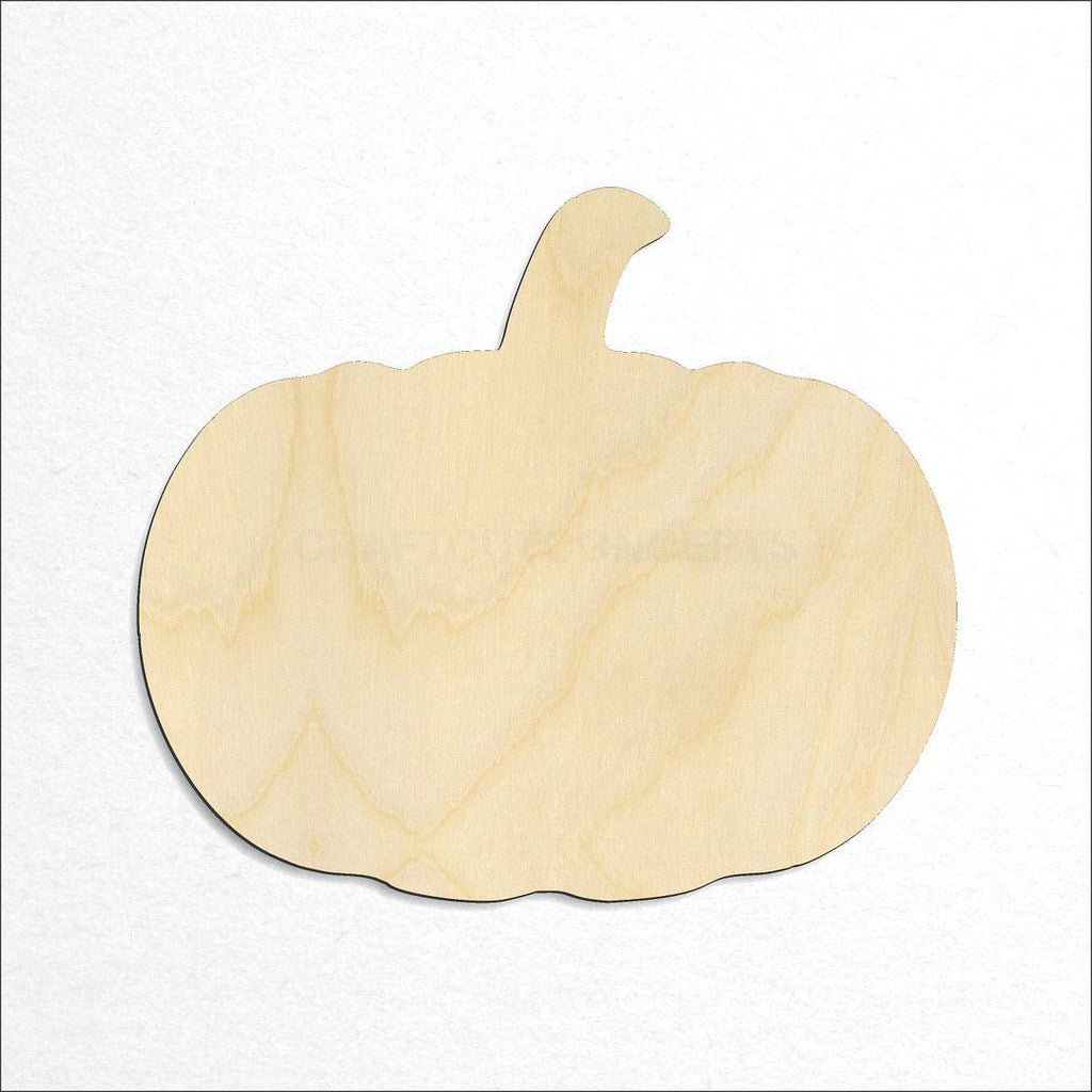 Wooden Pumpkin craft shape available in sizes of 1 inch and up