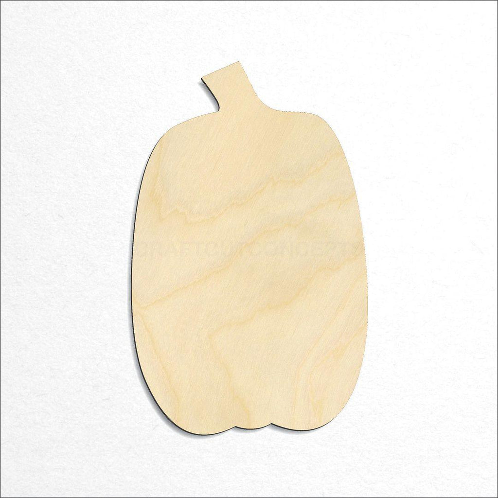 Wooden Tall Pumpkin craft shape available in sizes of 1 inch and up