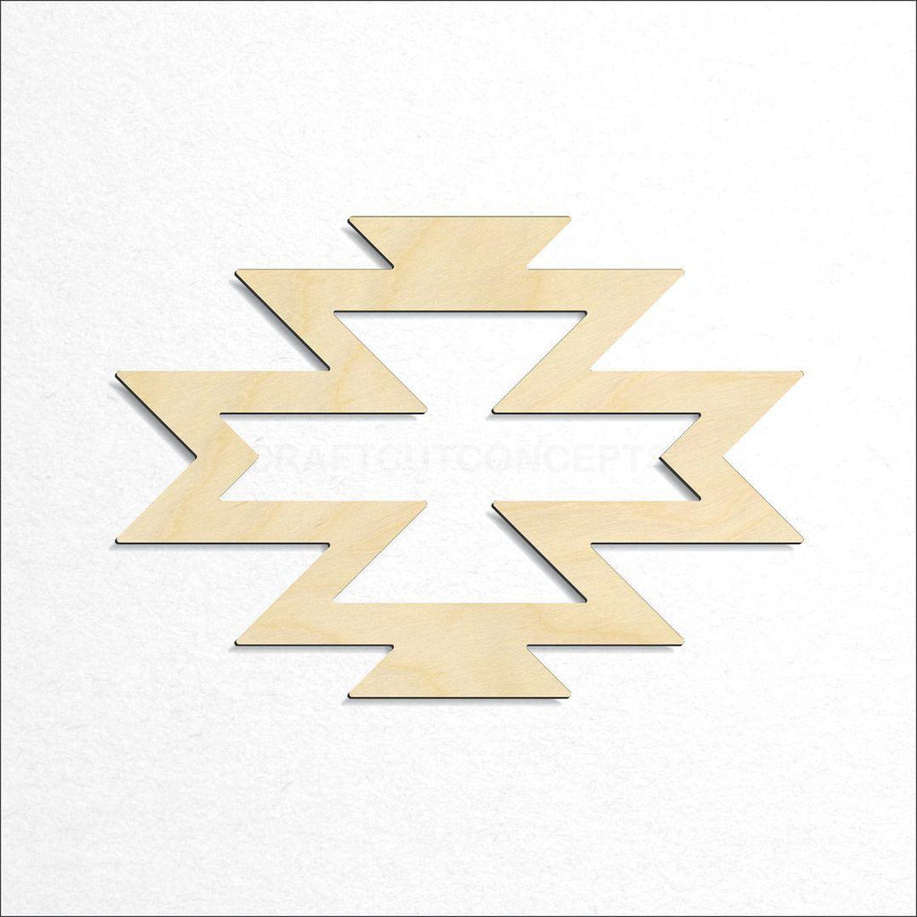 Wooden Native Symbol craft shape available in sizes of 2 inch and up