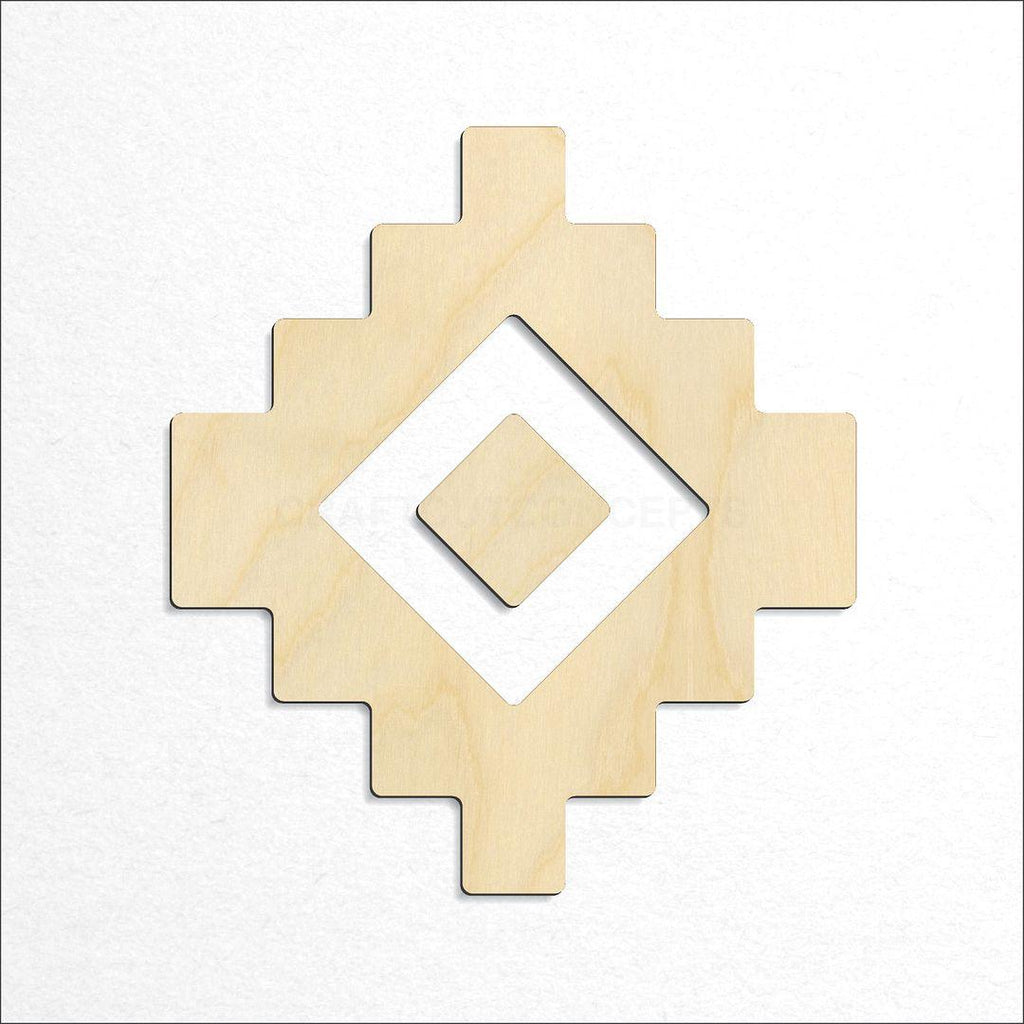 Wooden Native Symbol craft shape available in sizes of 2 inch and up