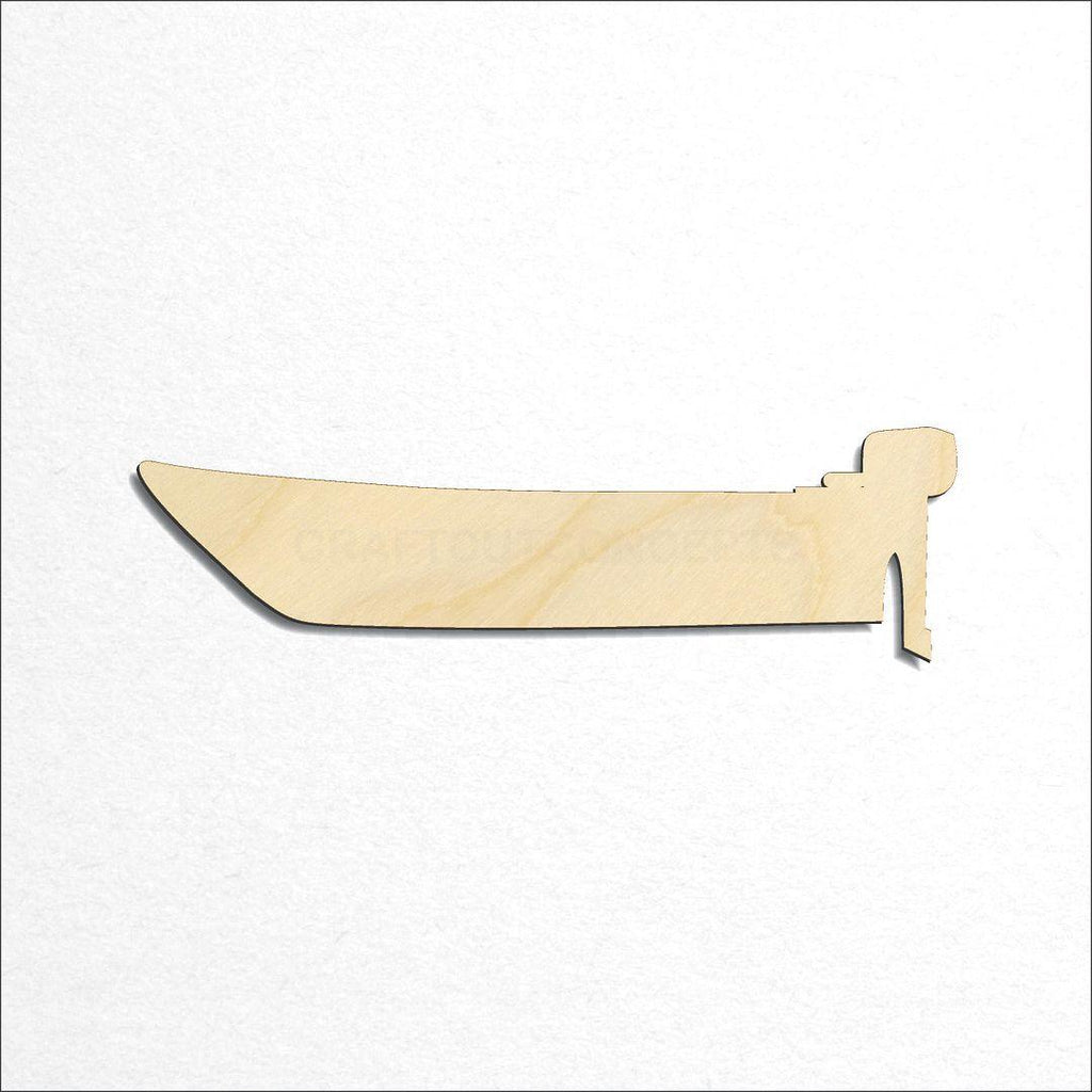 Wooden Boat-2 craft shape available in sizes of 2 inch and up