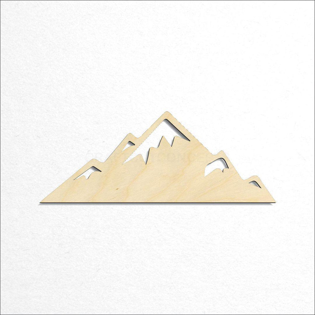 Wooden Mountain Peaks craft shape available in sizes of 4 inch and up