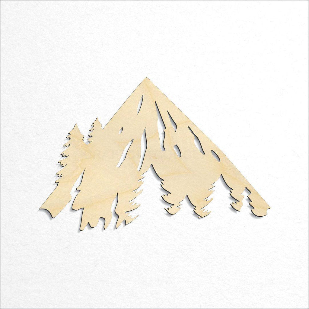 Wooden Mountain Peaks craft shape available in sizes of 6 inch and up