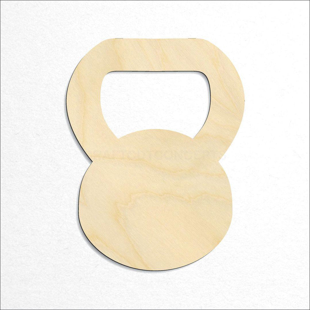 Wooden Kettle Ball craft shape available in sizes of 2 inch and up