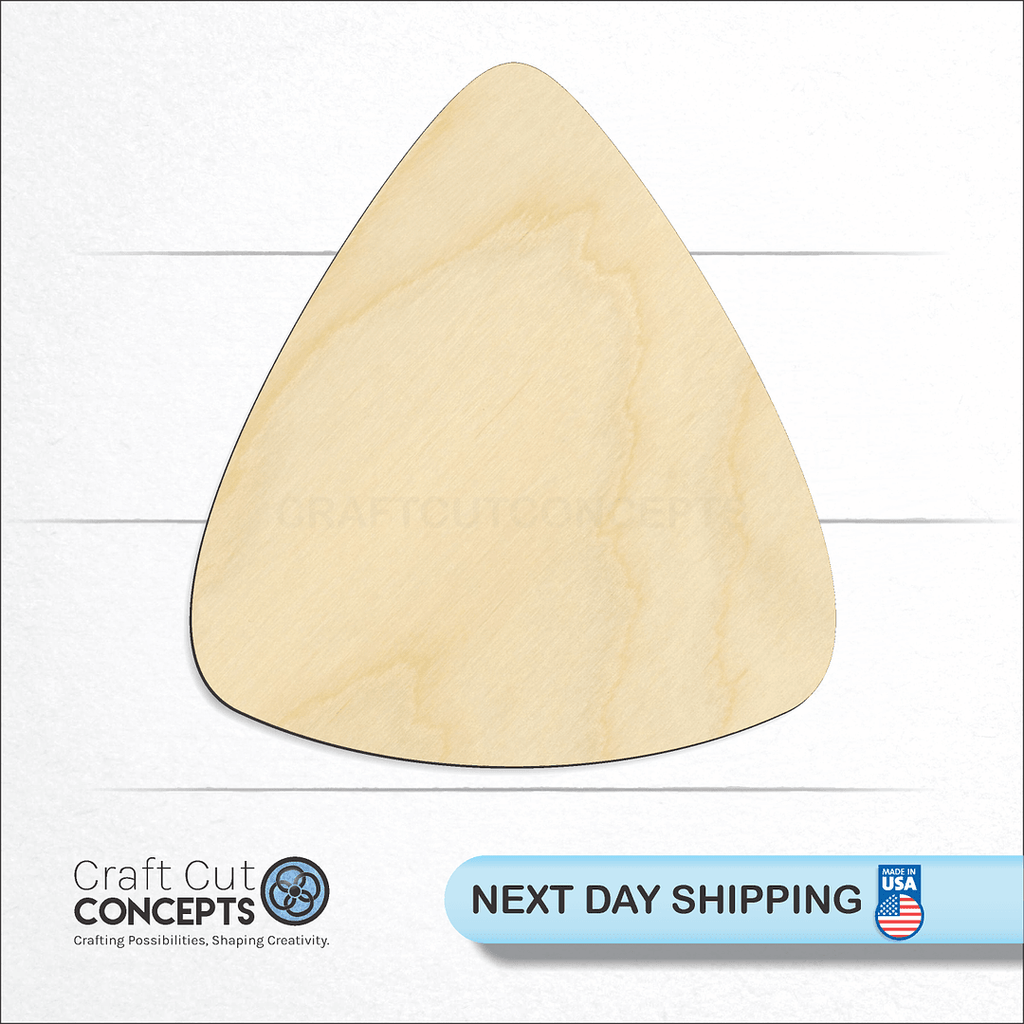 Craft Cut Concepts logo and next day shipping banner with an unfinished wood Watermelon slice Seed craft shape and blank