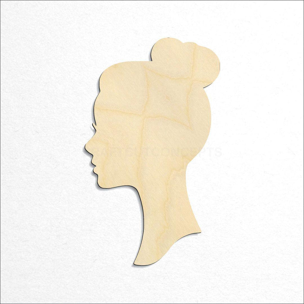 Wooden Women Head Mannequin craft shape available in sizes of 1 inch and up
