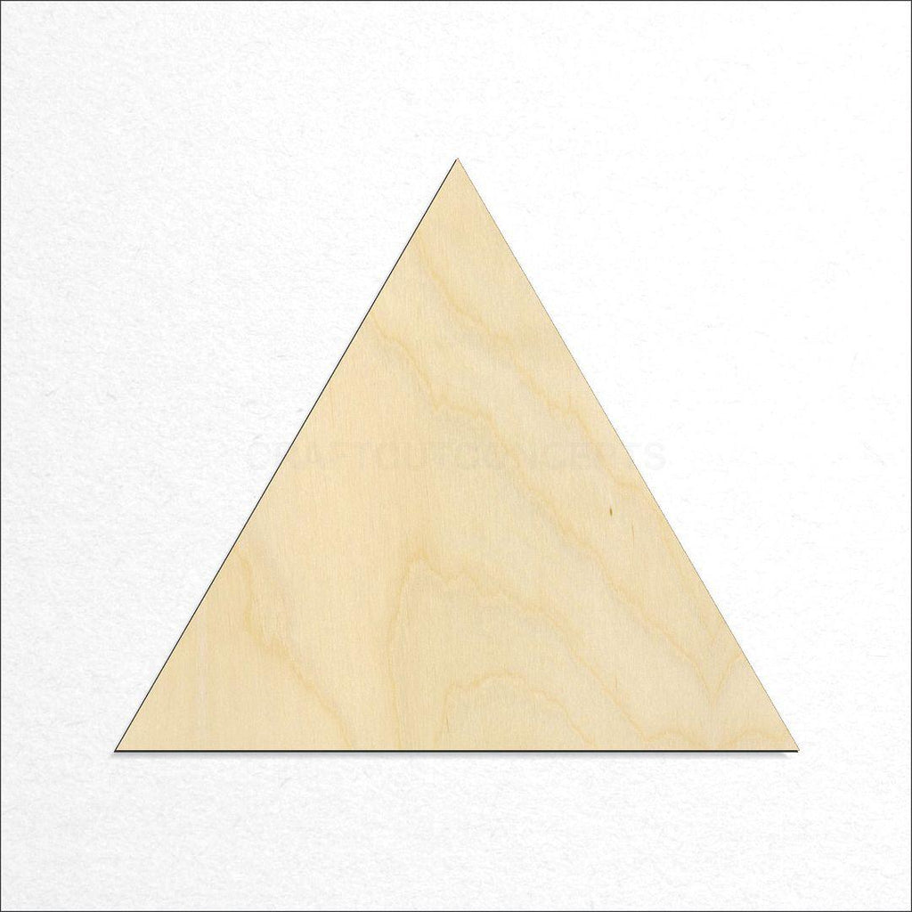 Wooden Triangle craft shape available in sizes of 1 inch and up