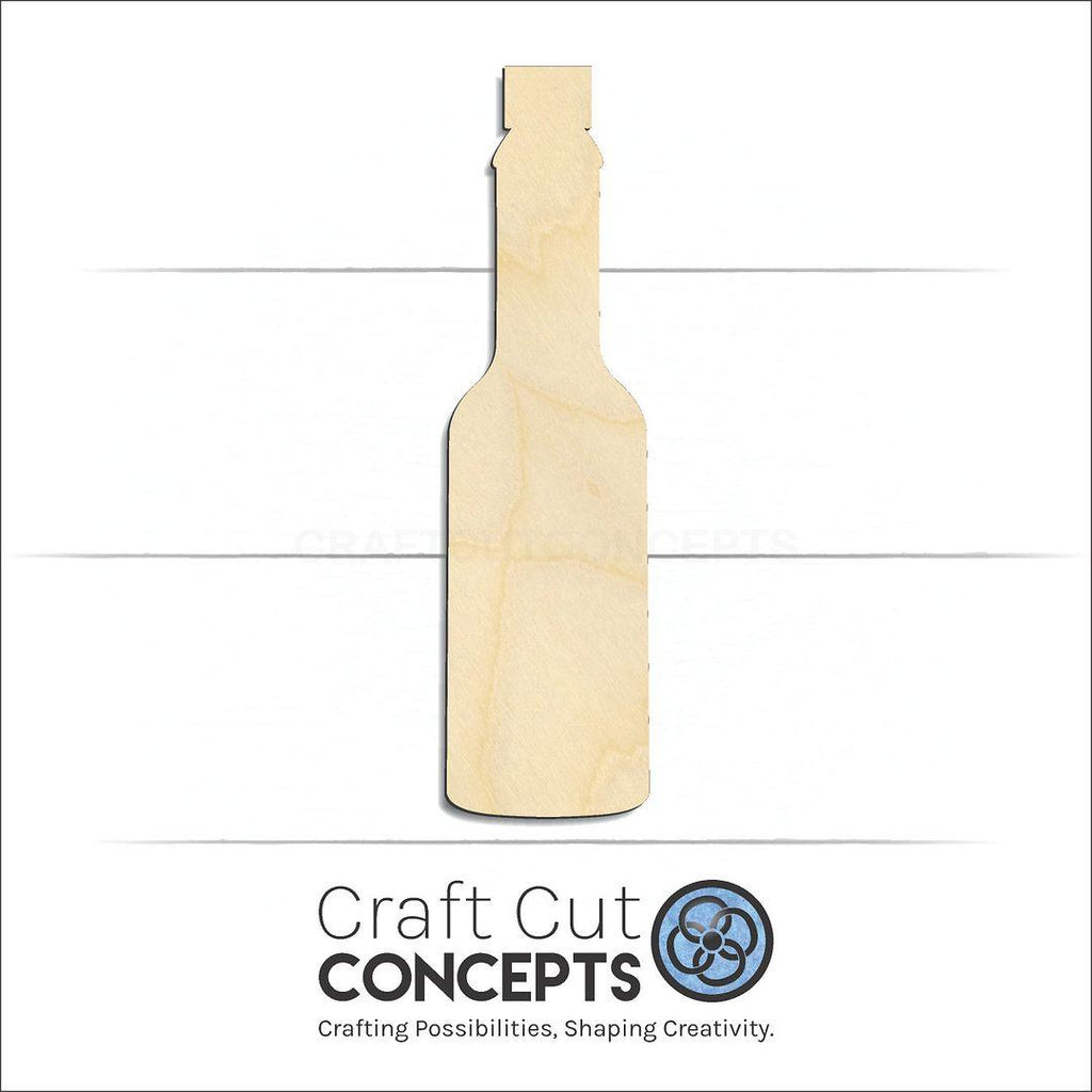 Craft Cut Concepts Logo under a wood Tabasco Spice Jar craft shape and blank