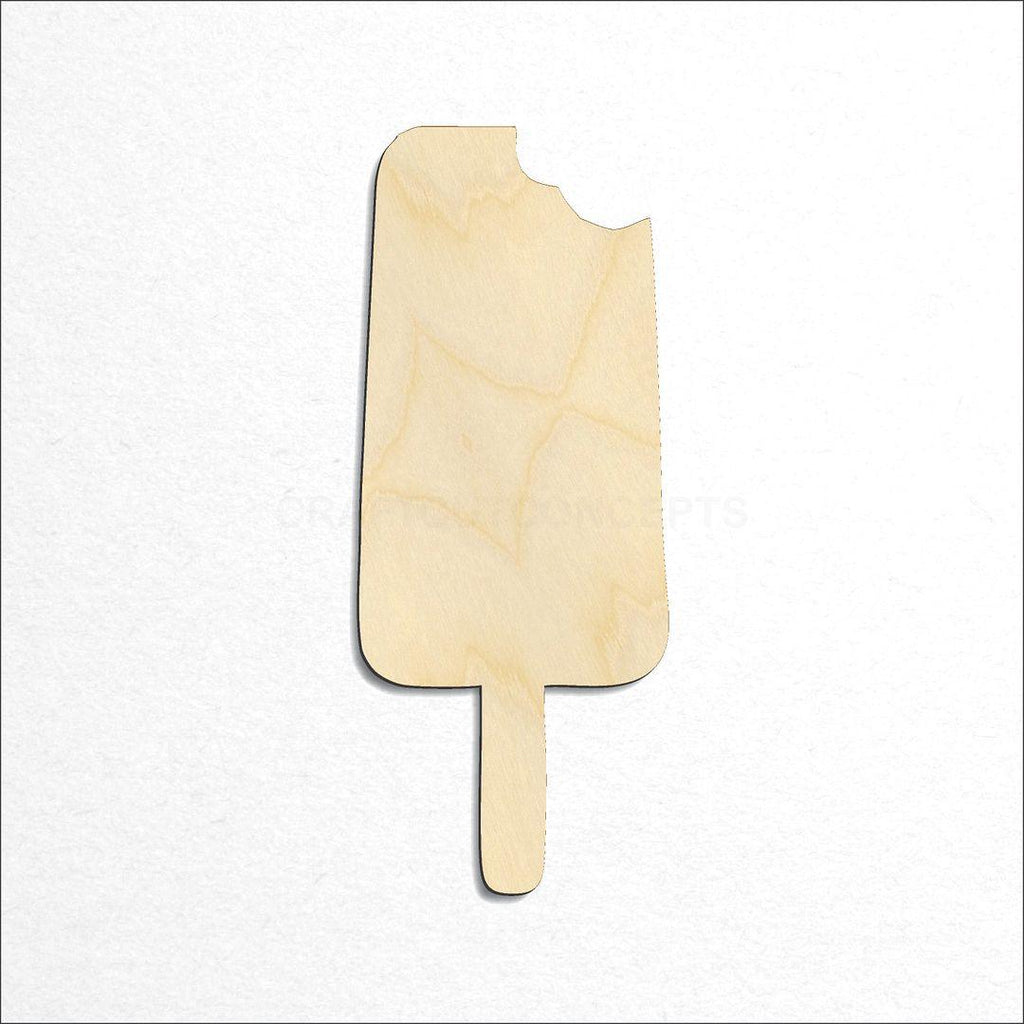 Wooden Popcicle craft shape available in sizes of 1 inch and up