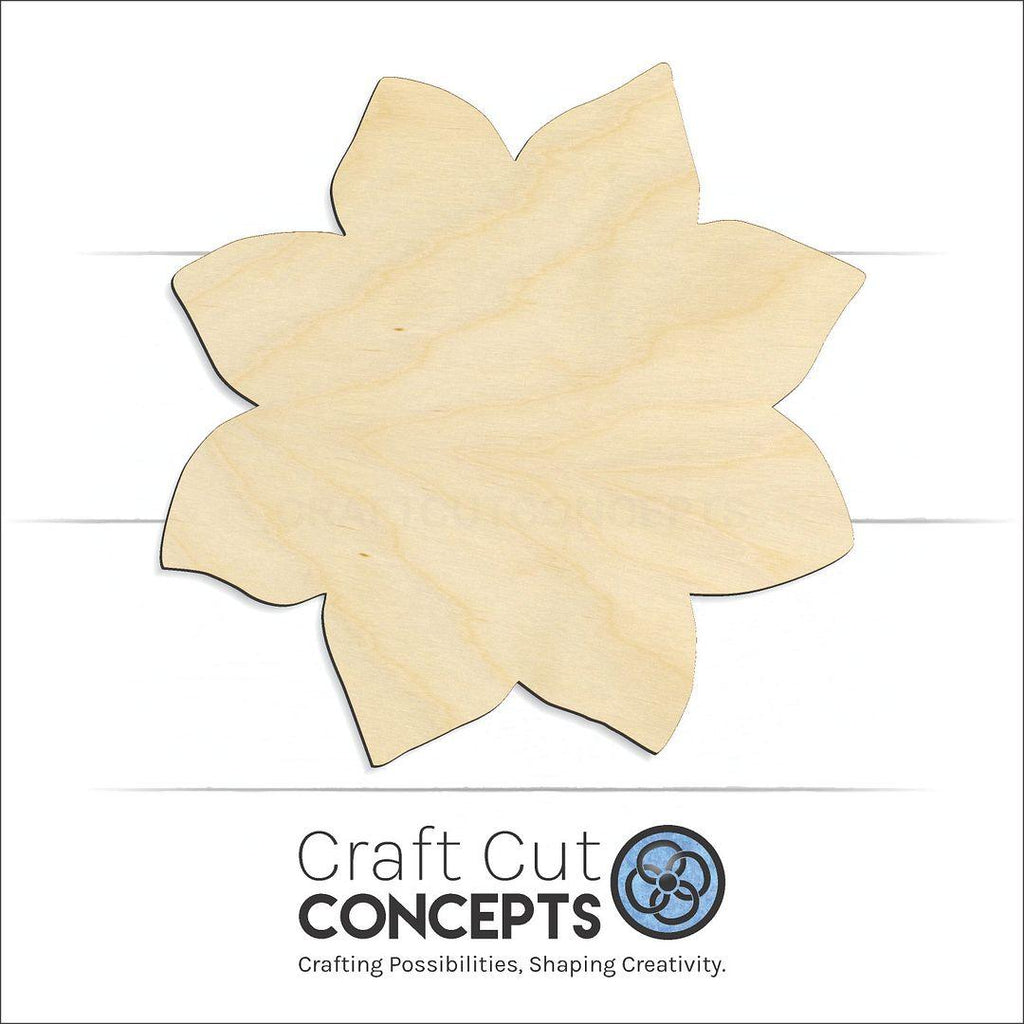 Craft Cut Concepts Logo under a wood Sun Flower craft shape and blank