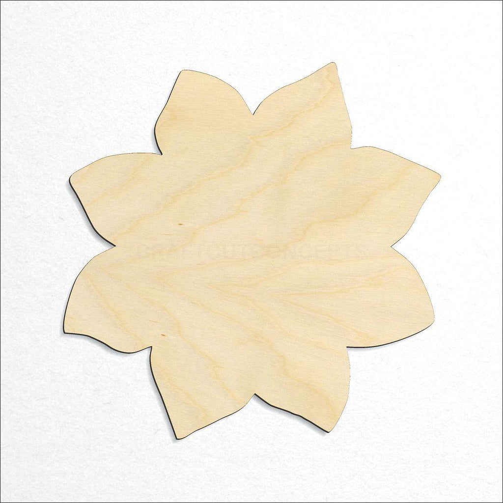 Wooden Sun Flower craft shape available in sizes of 1 inch and up
