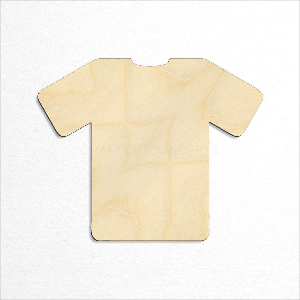 Wooden Shirt craft shape available in sizes of 1 inch and up