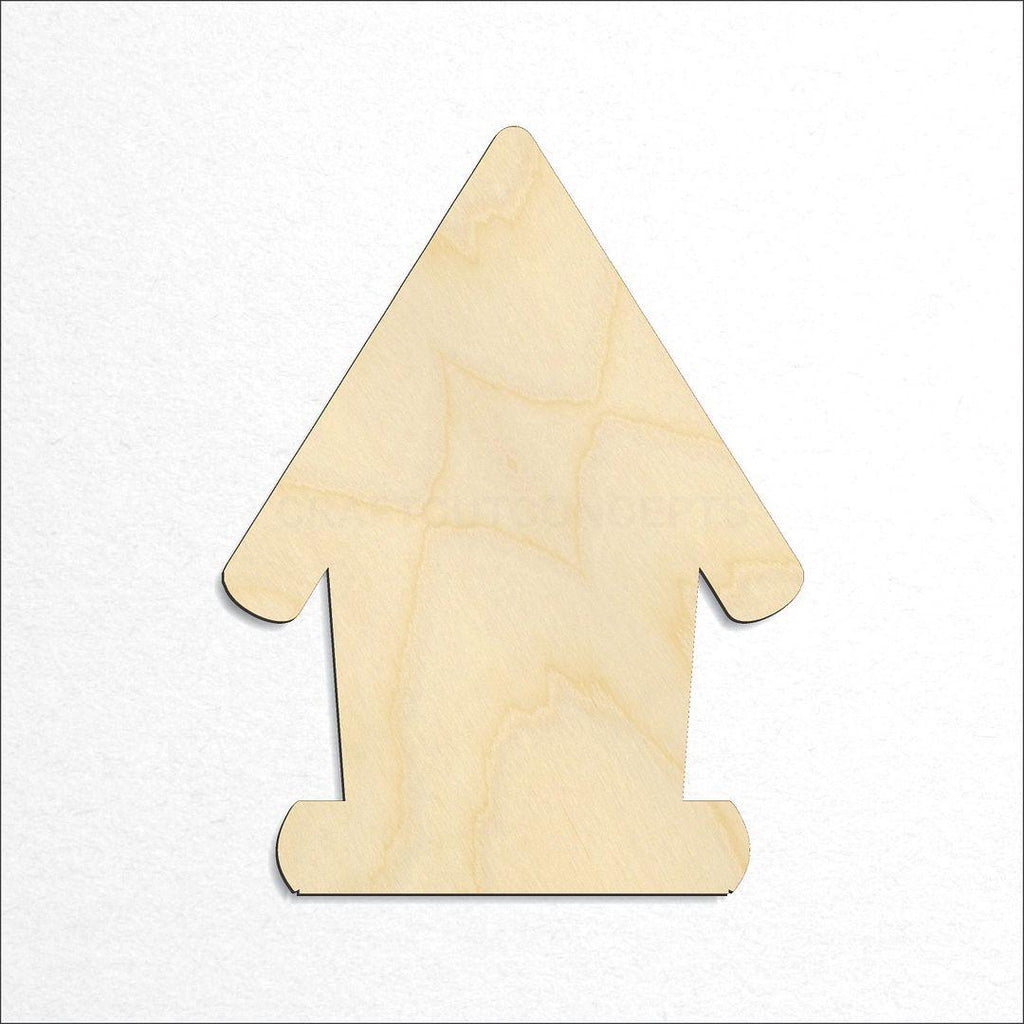 Wooden Bird House craft shape available in sizes of 1 inch and up