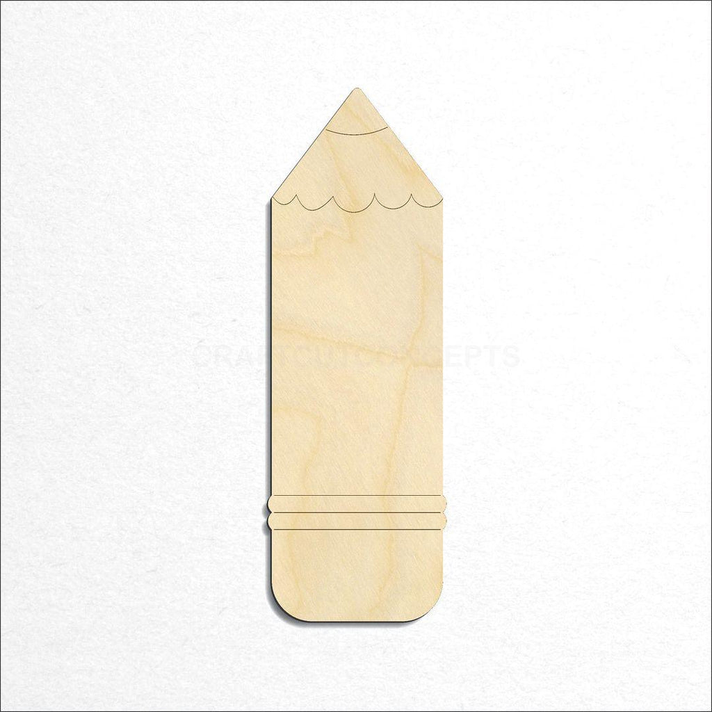 Wooden Teacher Pencil craft shape available in sizes of 1 inch and up