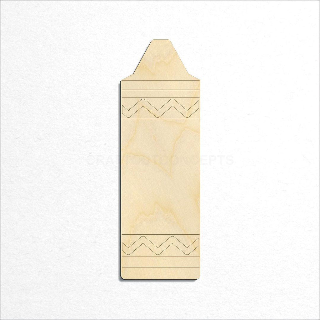 Wooden Crayon craft shape available in sizes of 1 inch and up