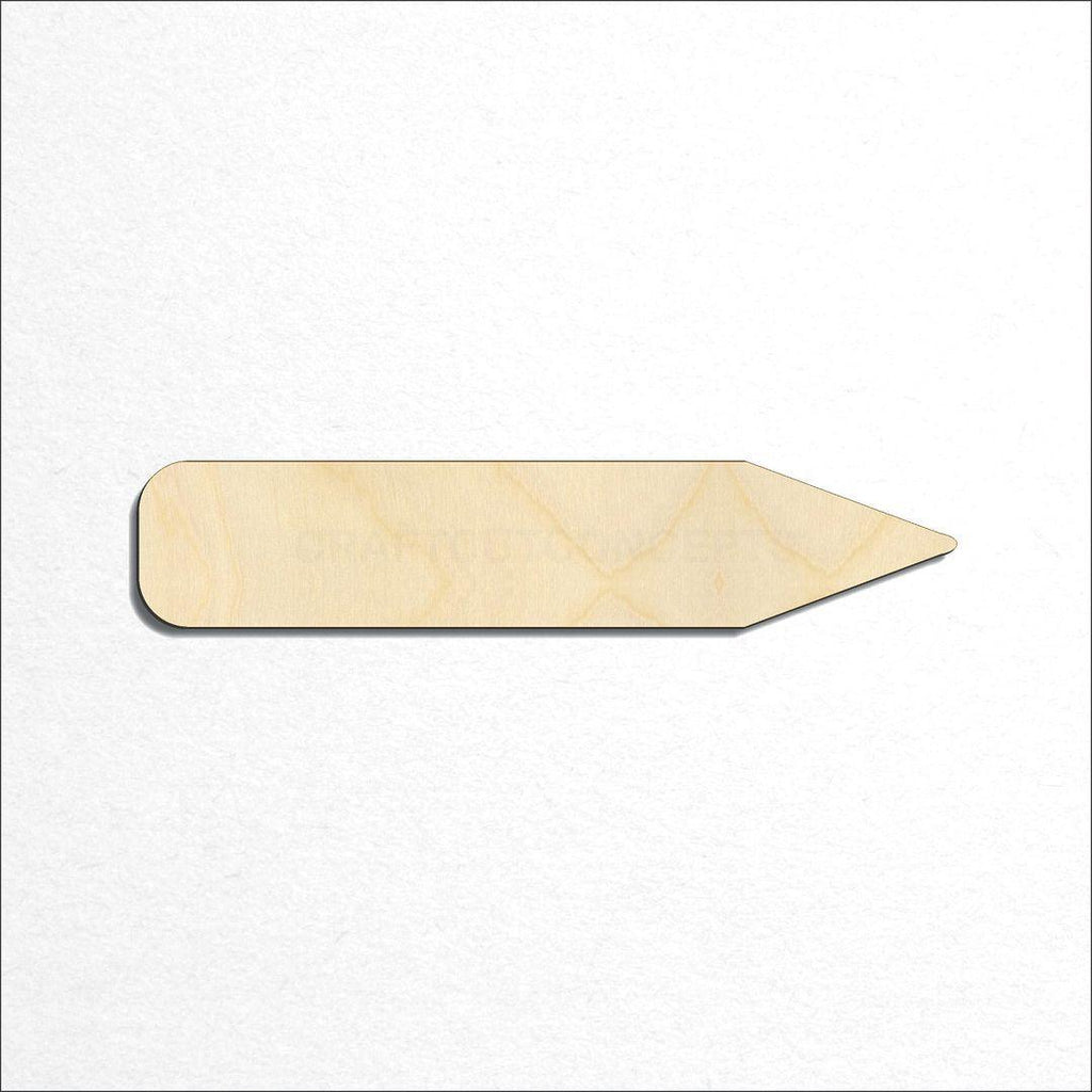 Wooden Teacher Pencil craft shape available in sizes of 1 inch and up