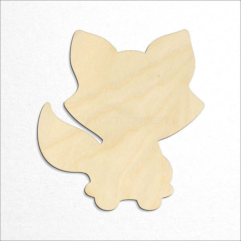 Wooden Raccoon craft shape available in sizes of 1 inch and up