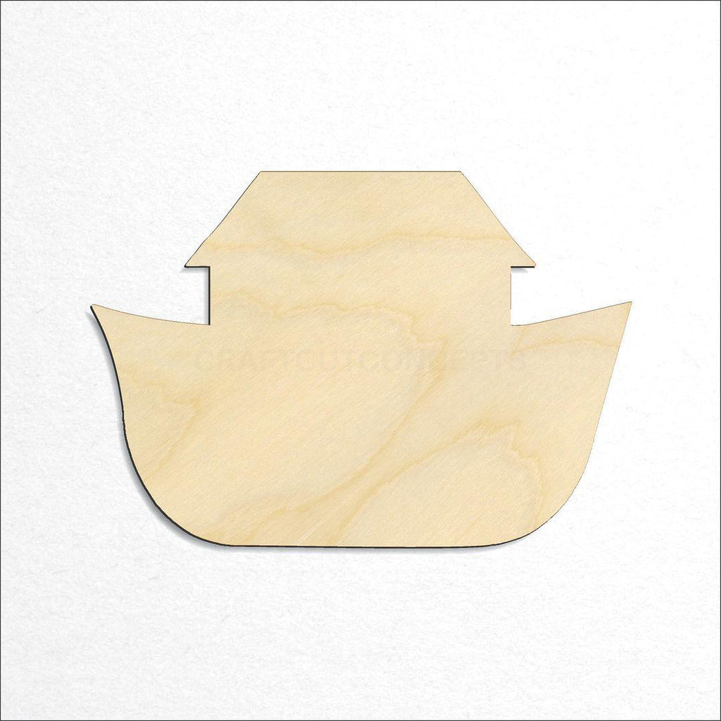Wooden Ark craft shape available in sizes of 1 inch and up