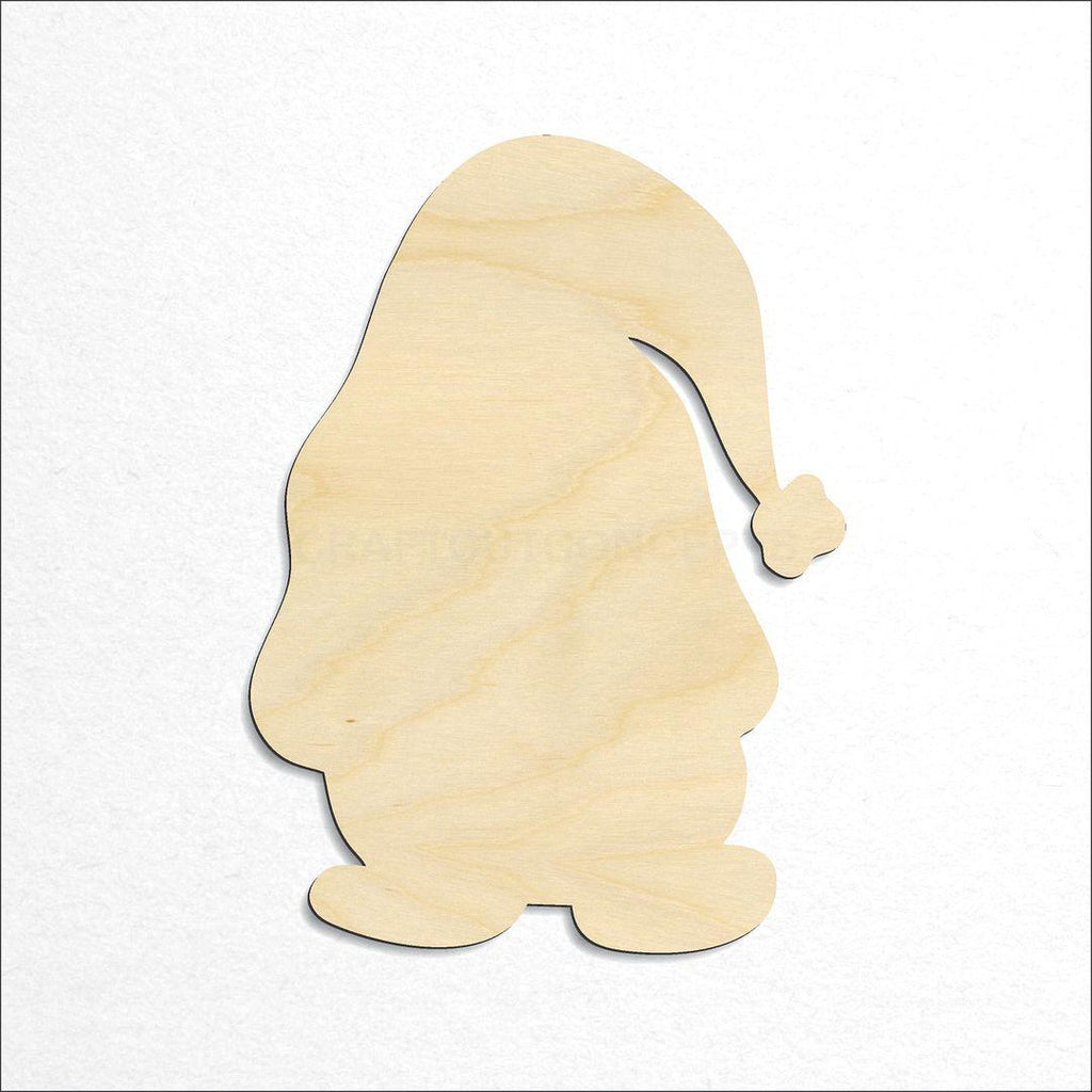 Wooden Gnome craft shape available in sizes of 1 inch and up