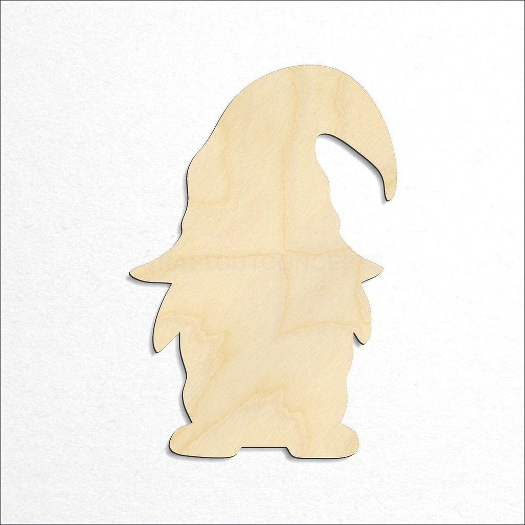 Wooden Gnome craft shape available in sizes of 1 inch and up