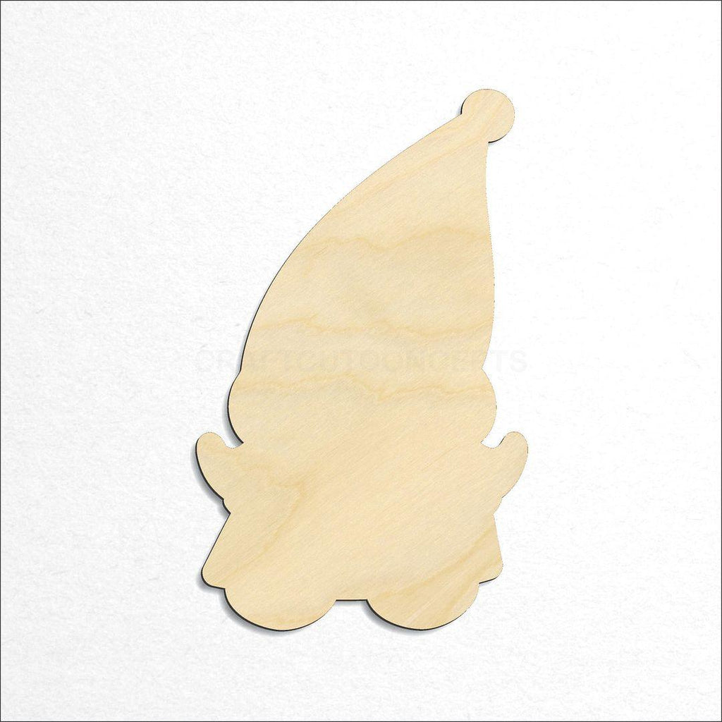 Wooden Engraved Gnome craft shape available in sizes of 2 inch and up