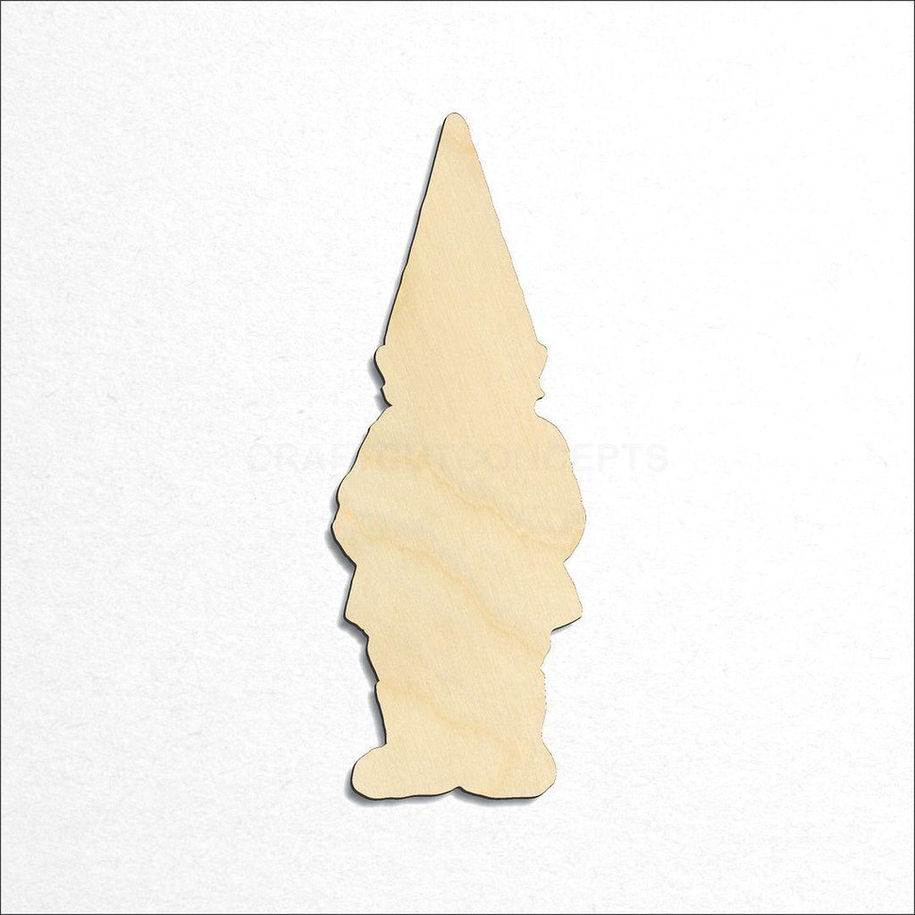 Wooden Gnome craft shape available in sizes of 1 inch and up