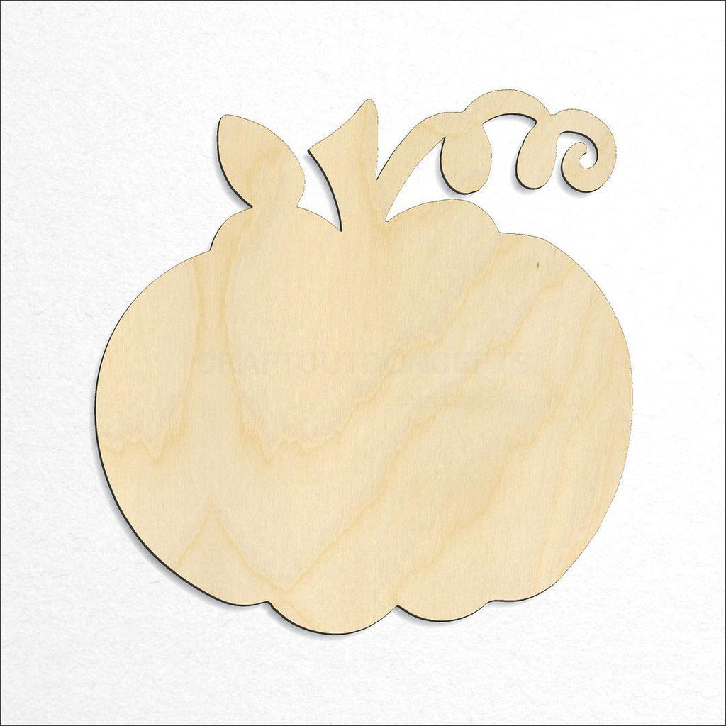 Wooden Pumpkin craft shape available in sizes of 2 inch and up