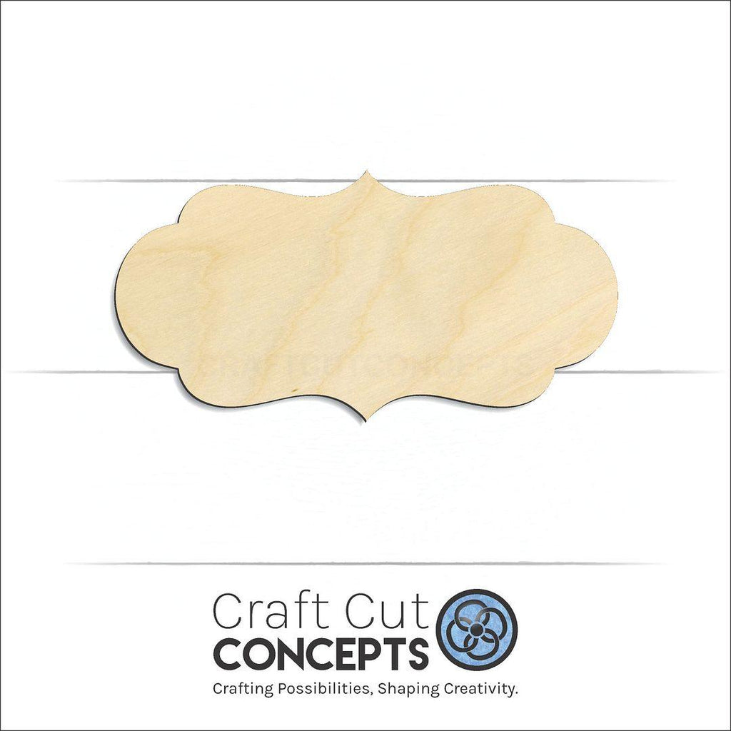 Craft Cut Concepts Logo under a wood Plaque Sign craft shape and blank