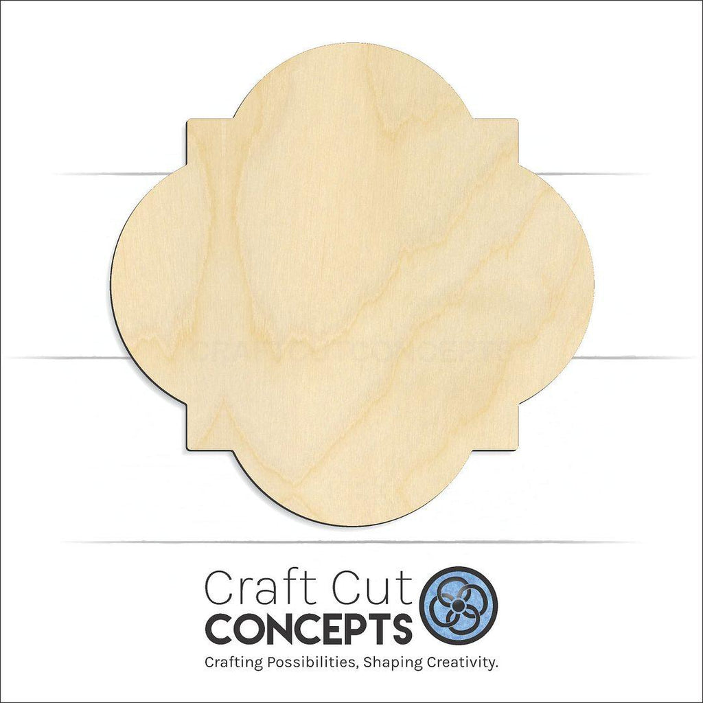 Craft Cut Concepts Logo under a wood Plaque Sign craft shape and blank