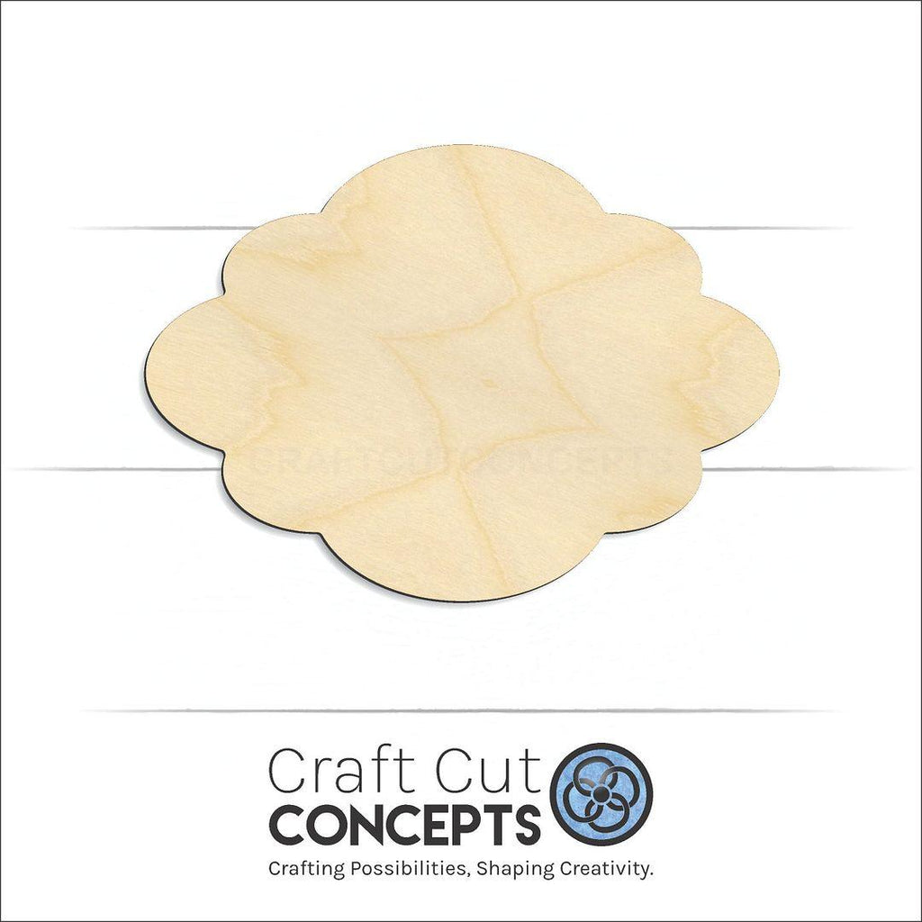 Craft Cut Concepts Logo under a wood Plaque Sign craft shape and blank