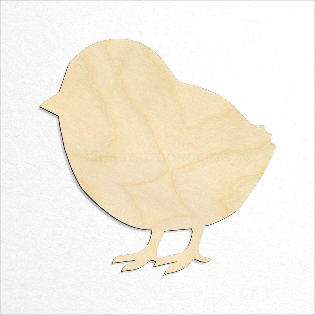 Wooden Chicken Chick craft shape available in sizes of 2 inch and up