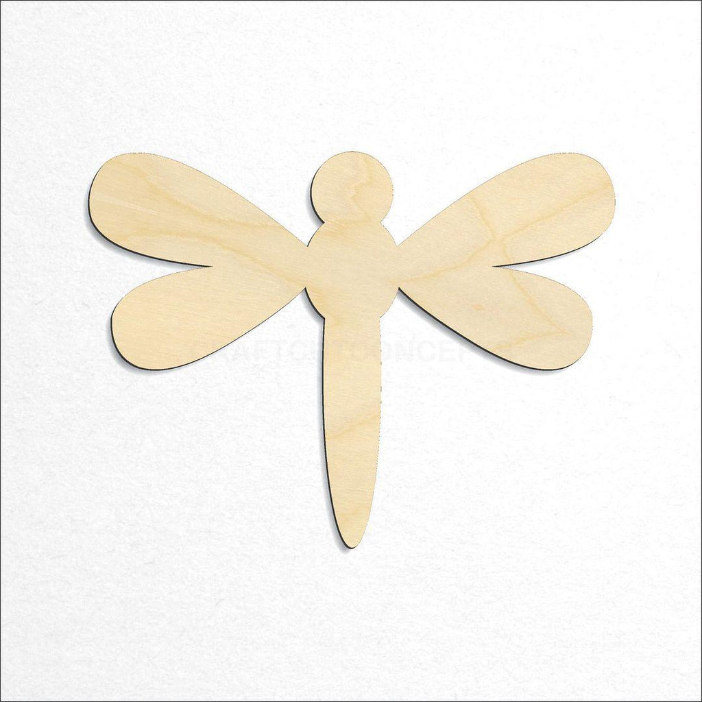 Wooden Dragon Fly craft shape available in sizes of 2 inch and up