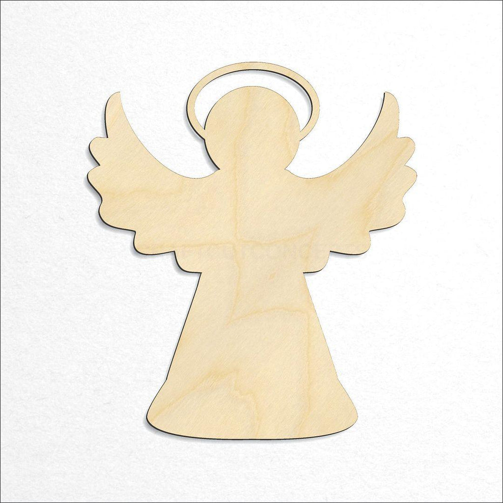 Wooden Christmas angel craft shape available in sizes of 2 inch and up
